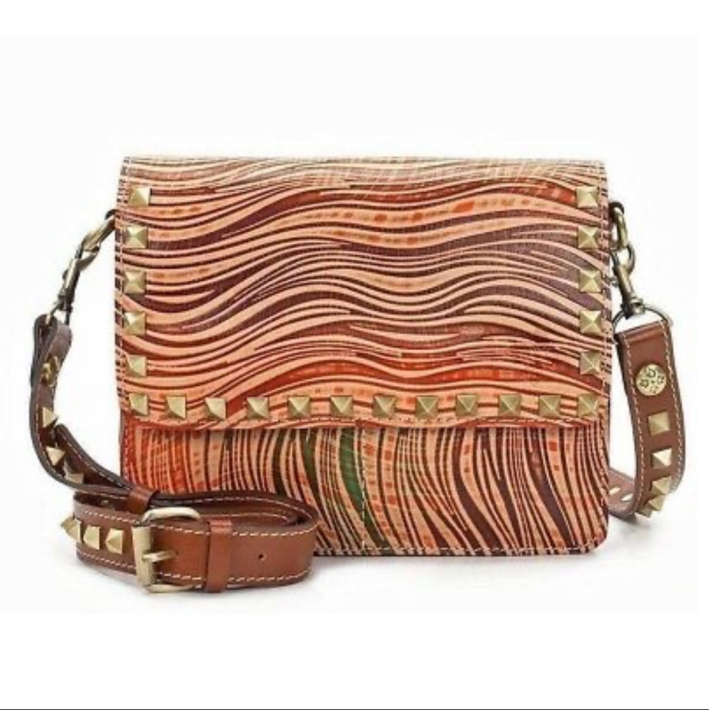 Patricia Nash NWOT Hermosa Stud Leather Crossbody